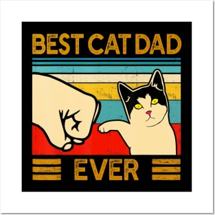 Best Cat Dad Ever Cat Daddy Father Day I7 Posters and Art